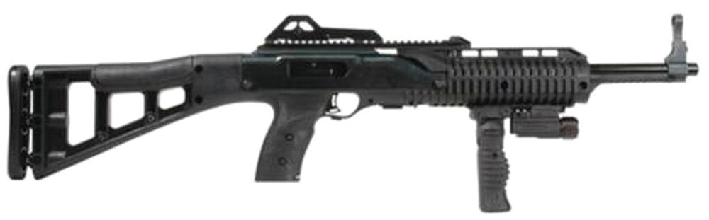 Hi-Point Carbine .40 SW 17" Barrel Skeletonized Stock Forward Folding Grip & Light 10 Rd Mag