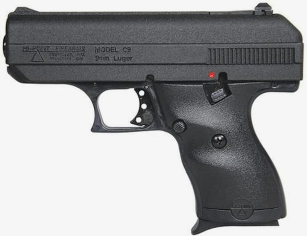 Hi-Point Compact 9mm, 3.5" Barrel, Black Poly Grip/Frame, 8rd