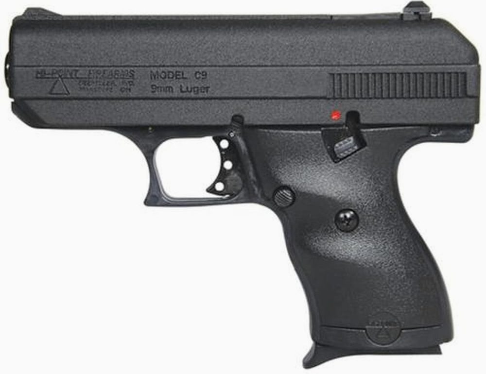 Hi-Point Model C9 9mm 3.5"Barrel Black Comes With Hard Case 8rd Mag