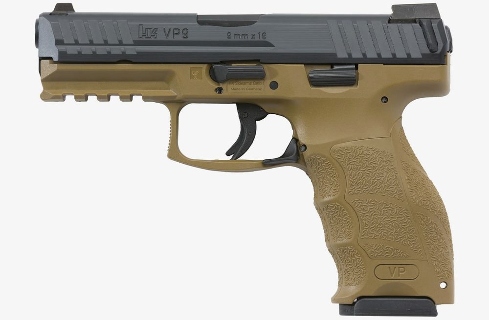 HK VP9 9mm Flat Dark Earth (FDE) Striker-Fired Pistol
