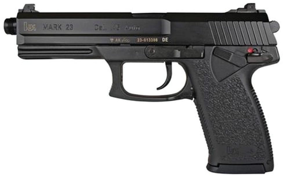 HK MK 23 V1 45 ACP 5.8" Threaded Barrel Blue Finish Polymer Frame 2- 12rd Mags