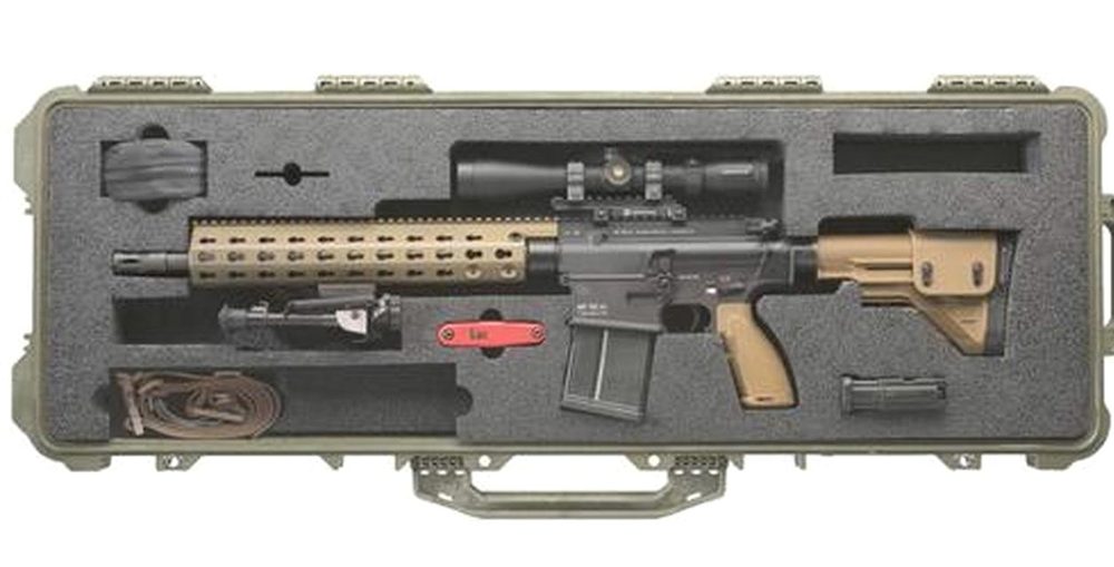 HK MR762, 7.62mm Long Rifle Package II, Leupold 3-9x VX-R Patrol scope, 2 10 Rd Mags