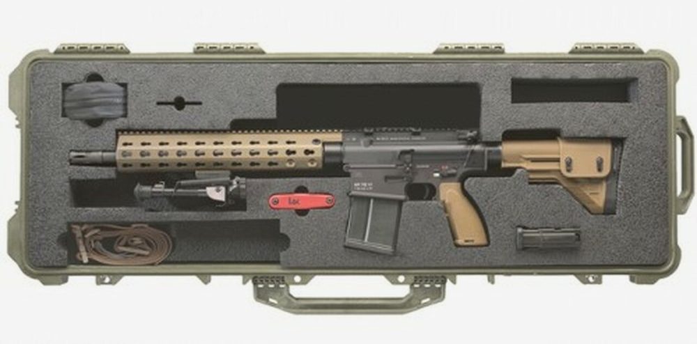 HK MR762 Long Rifle Package II, 308/7.62, No Scope/Mount, Flat Dark Earth, 10rd