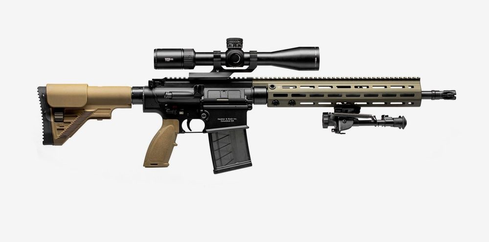 HK MR762A1 LRP III .308/7.62x51mm, 16.5" Barrel, Vortex Viper PSTII, BLK/FDE, 20rd