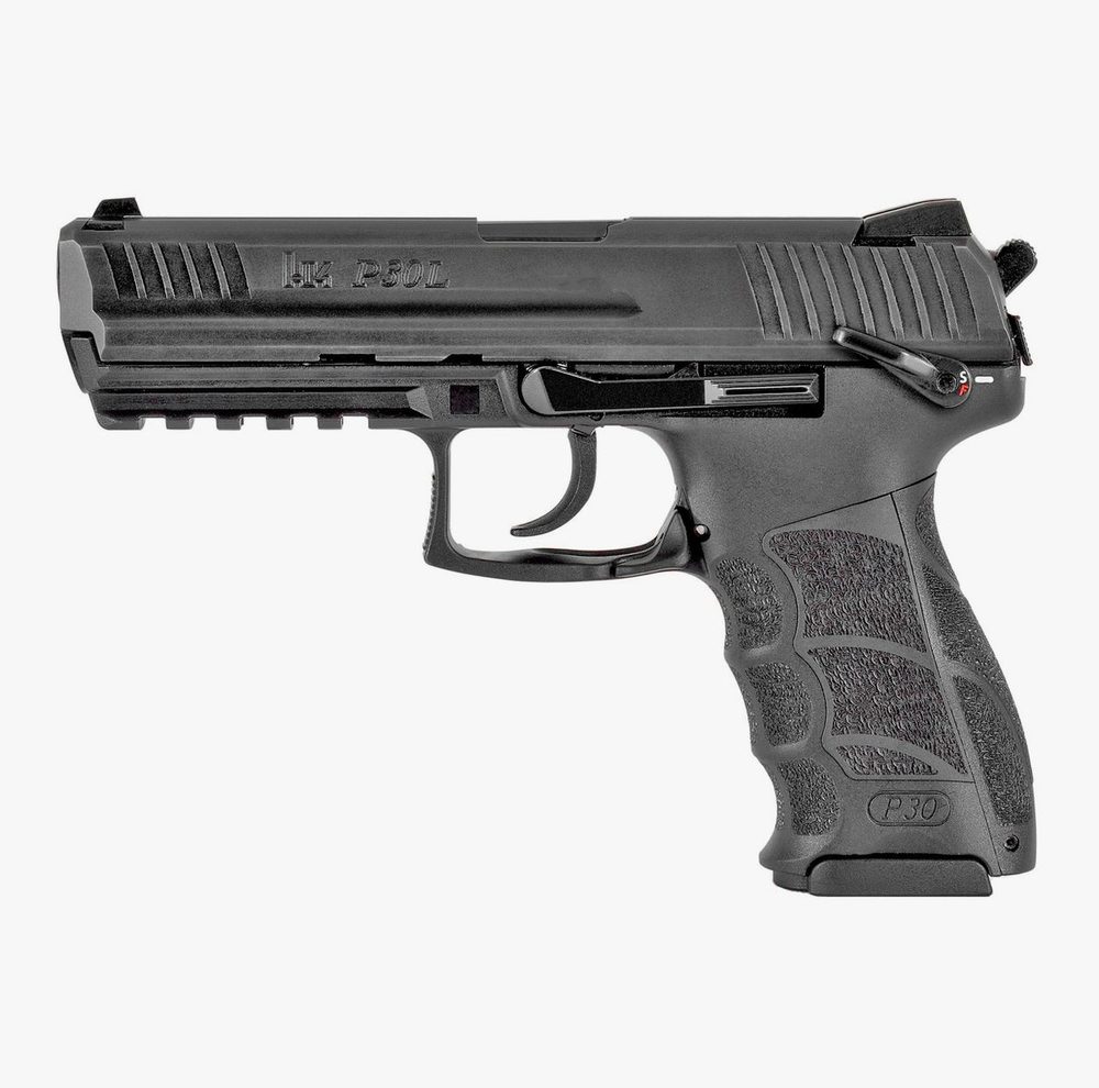 HK P30LS V3 .40 Smith & Wesson, 4.45" Barrel, Thumb Safety, Decocker, Black, 13rd