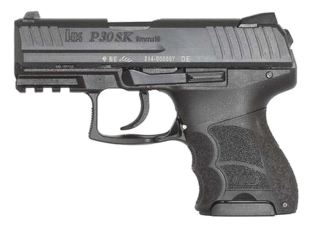 HK P30SK, Subcompact, (V3) DA/SA, rear decocking button, two 10rd magazines