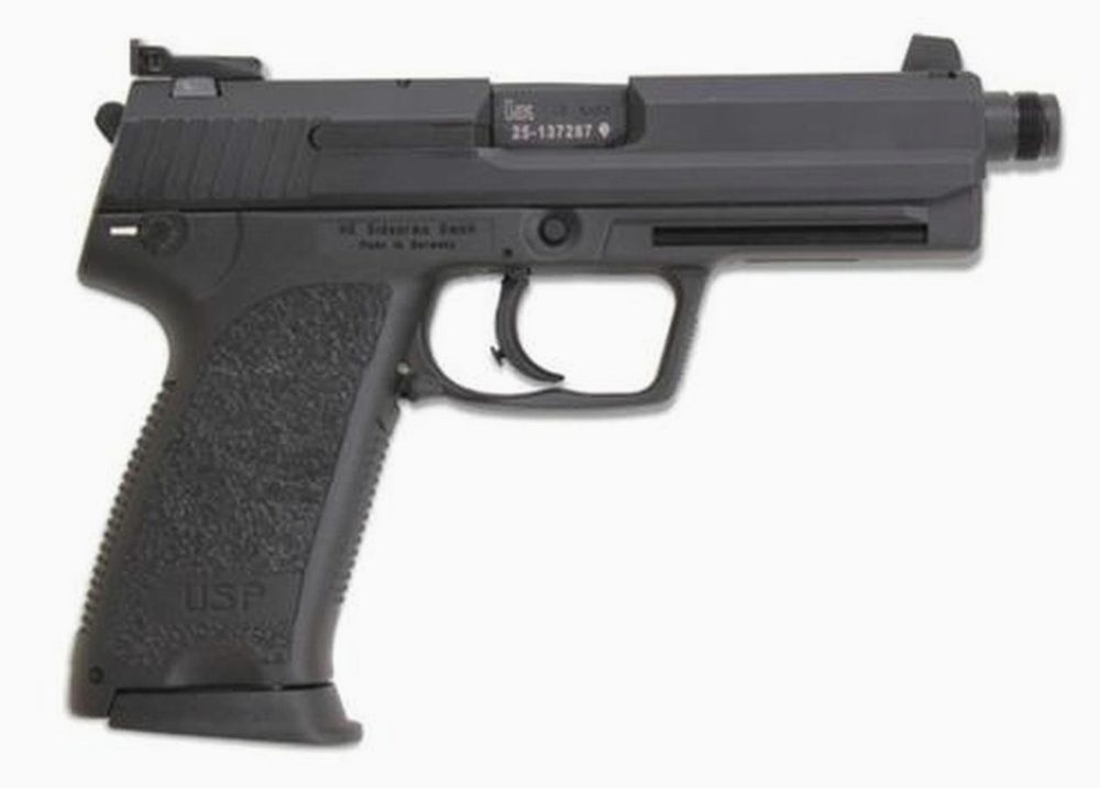 HK USP45 Compact (V1) DA/SA, safety/decocking lever on left, two 8rd magazines