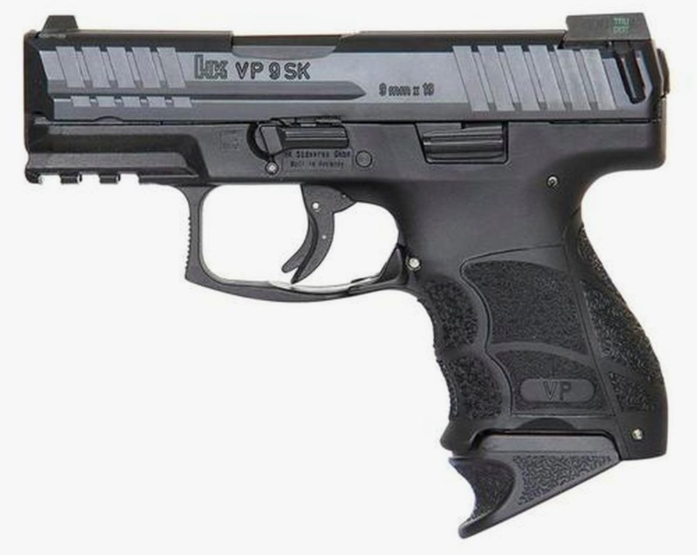 HK VP9 SK, 9mm, 3.39", Black, 10rds