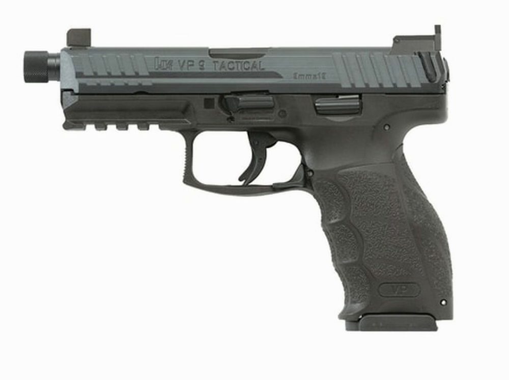 HK VP9 Tactical 9mm 4.7" Threaded Barrel, 3-15rd Mag