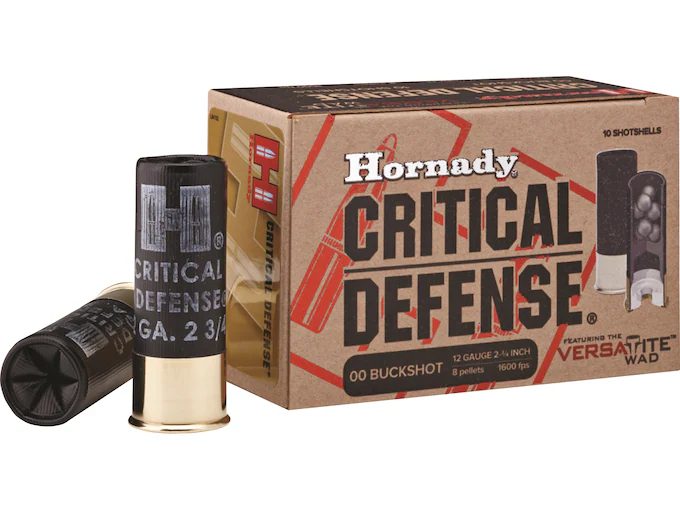 Hornady Critical Defense 12 Gauge Buckshot Ammo 2 3 4%E2%80%B3
