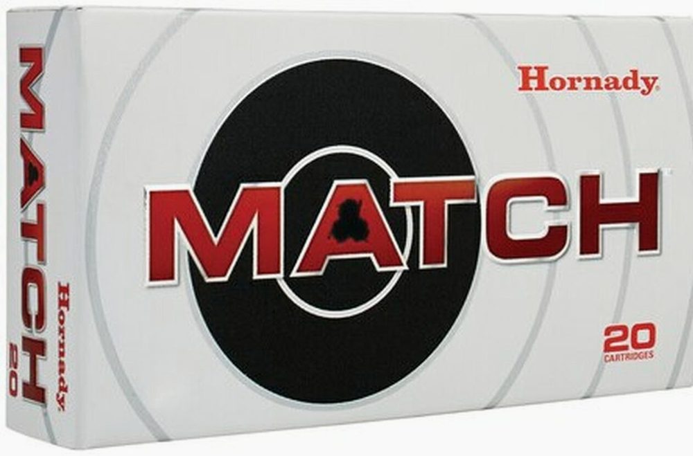Hornady ELD Match Ammunition 6mm Creedmoor 108gr, 20 Bx