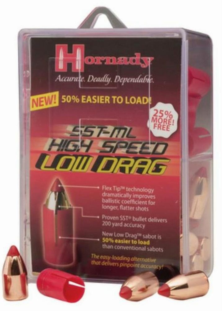 Hornady Low Drag Sabot Muzzleloader .50 Caliber 250gr, SST, 20rd/Box