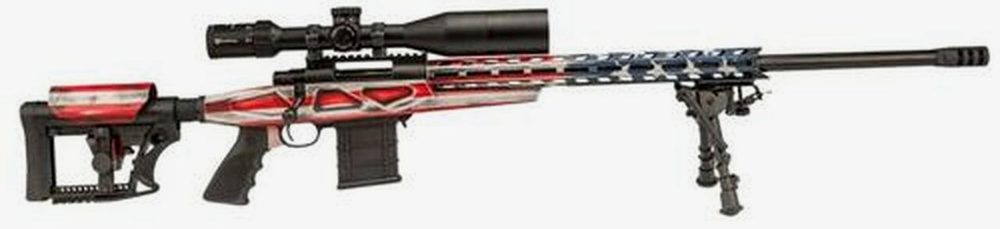 Howa HCR Bolt 6.5 Creedmoor 24" Barrel LUTH-AR MBA-4/Aluminum Chassis, 4-16 Scope
