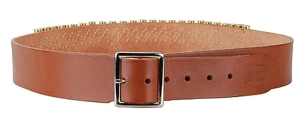 Hunter 2" Cartridge Belt 45LC, Large, Brown, Leather