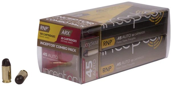 Inceptor Sport Carry Combo 45 ACP Ammo