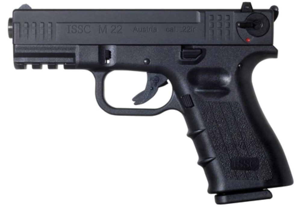 ISSC Austrian M22 (Glock Type) Pistol 22LR, 4", 1x10rd Mag, Black