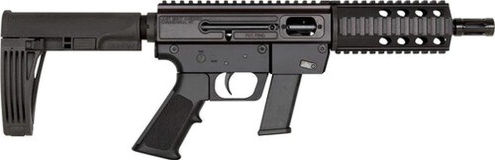JRC PISTOL GEN3 9MM 6.5" 17RD GLOCK MAG QUAD-RAIL Black BRACE