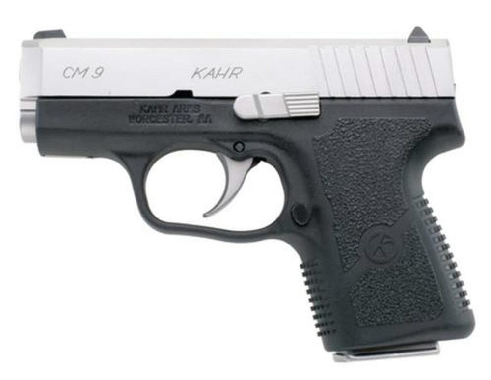 Kahr CM9 Pistol, (3.0" Barrel) Black Polymer Frame, Matte Stainless
