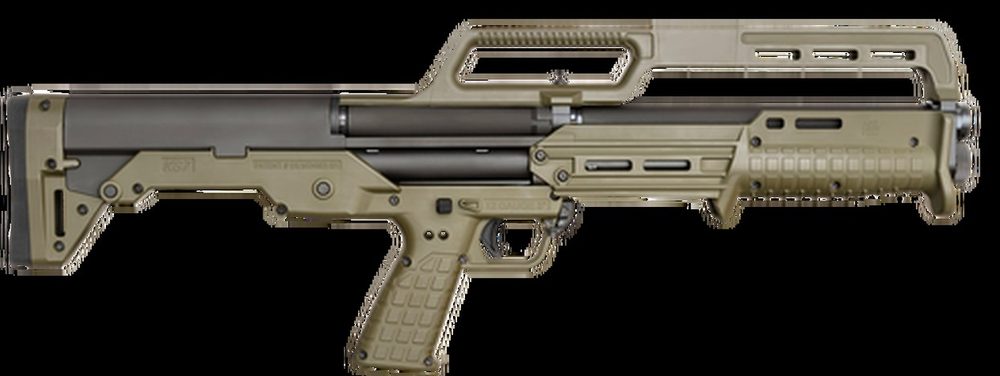 Kel-Tec KS7 Pump 12 Ga 18.5" 3" Barrel, Polymer Olive DrabGreen Stock Black, 6rd