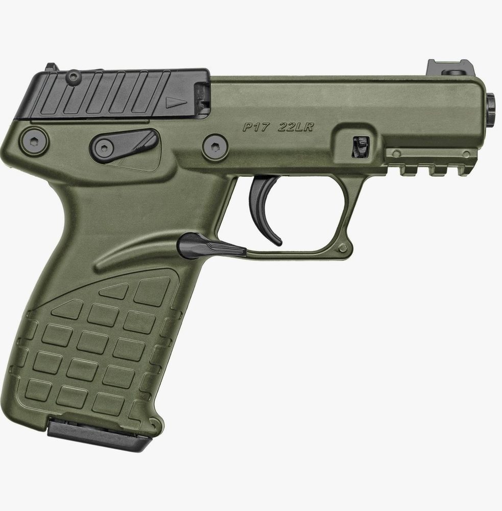 Kel-Tec P17 22 LR 3.93" 16+1 Tan Tan Polymer Threaded Barrel 3 Magazines