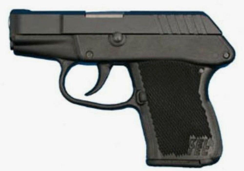 Kel-Tec P3ATBBlack DAO 380 ACP 2.75, Black Poly Grip Blued, 6 rd