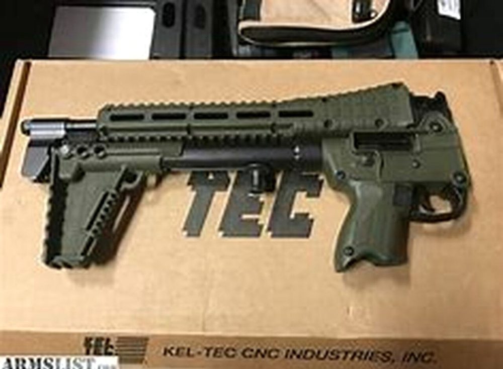Kel-Tec Sub 2000 .40SW 16" Barrel Glock 23 Magazine Grip Green Stock 1- 10rd Mag