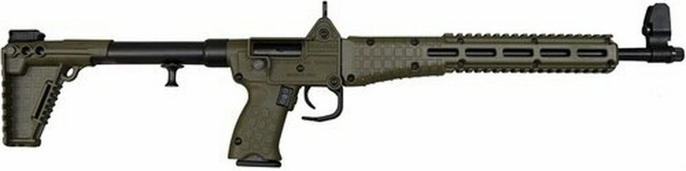Kel-tec Sub-2000 MP 9mm, 16" Barrel, OD Green Stock, 17rd M&P9 Mag