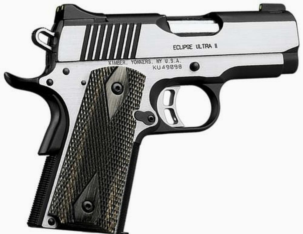 Kimber Eclipse Ultra II, 1911 45ACP, 3" Barrel, 7rd, CA Approved