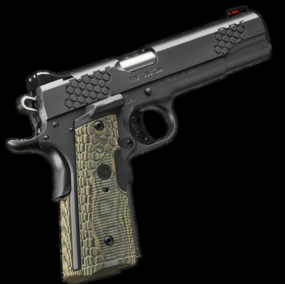 Kimber KHX Custom 1911 45 ACP 5" Barrel, Hogue Lasergrip, Fiber Optic Front Sight 8rd Mag