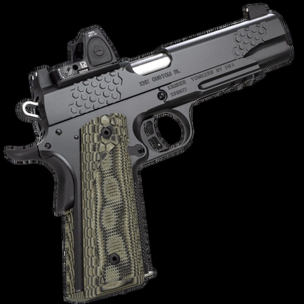 Kimber KHX Custom 1911 Optic Included, Rail 9MM 5" Barrel Trijicon RMR 3.25 MOA Dot 8rd Mag