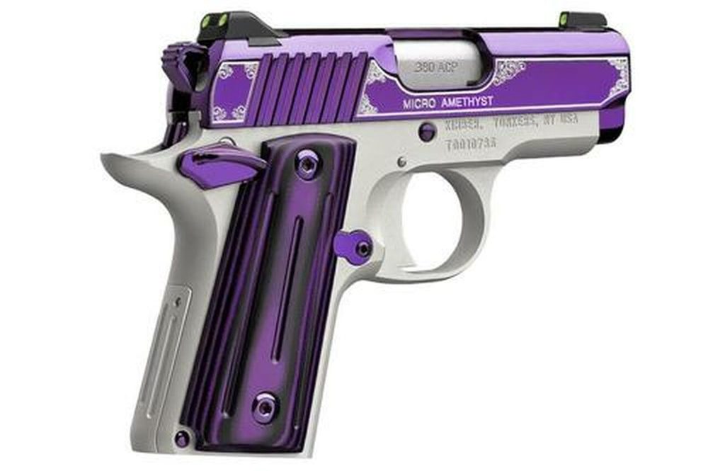 Kimber Micro Amethyst .380 ACP - Purple PVD & Engraving