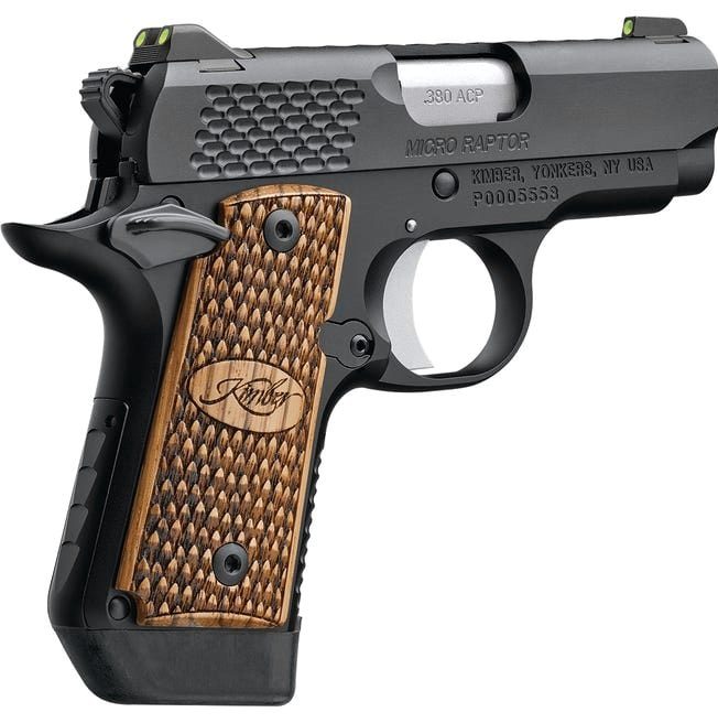 Kimber Micro Raptor 380 ACP Pistol 2.75 Barrel 7+1 Round Silver Slide