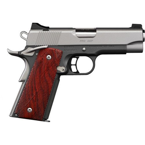 Kimber Pro CDP 9mm, 4" Barrel, Gray, Wood Grips
