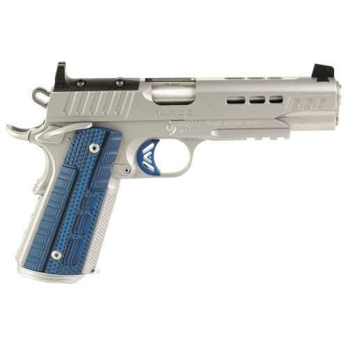 Kimber Rapide Ice 45 ACP, 5" Barrel, Silver, G10 Grip