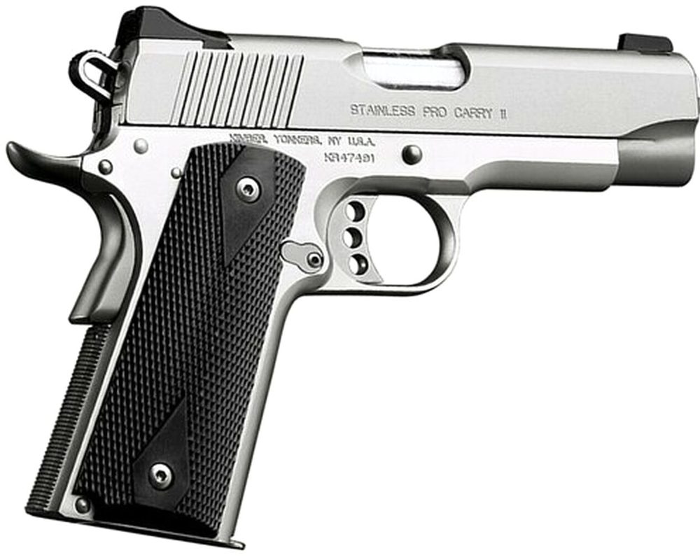Kimber Stainless Pro Carry II, 1911 45ACP, 4", 7rd, CA Approved