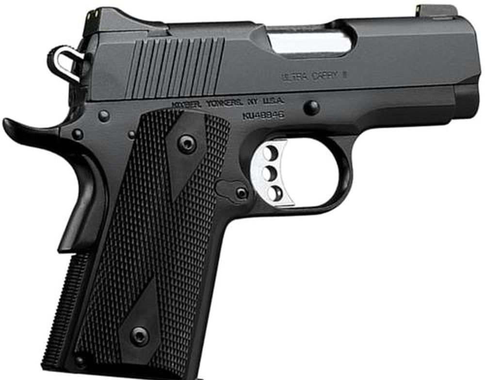 Kimber Ultra Carry II, 1911 45ACP, 3" Barrel, 7rd, Matte Black Oxide, CA Approved
