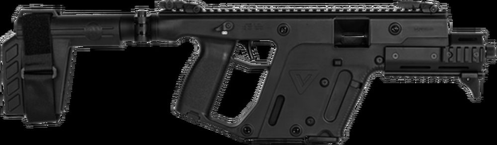 Kriss USA Vector Gen II SDP SB Pistol, .45 ACP, 6.5", 13rd, Black