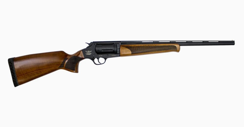 Landor Arms TXS 804 410 Bore Revolving Shotgun with Wood Stock