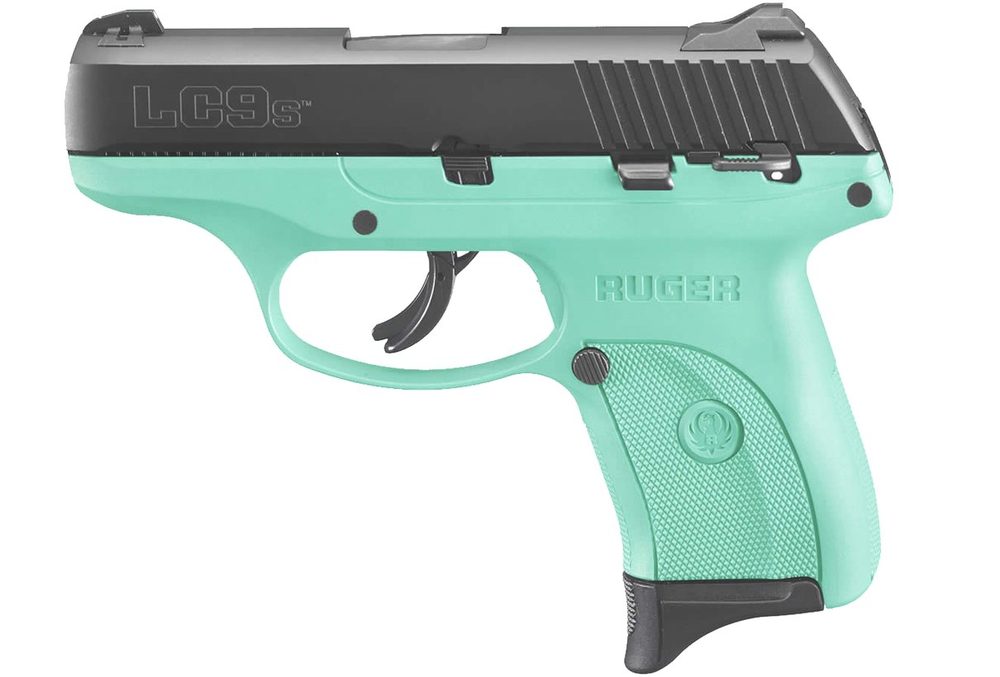 LC9s 9mm Centerfire Pistol with Turquoise Frame