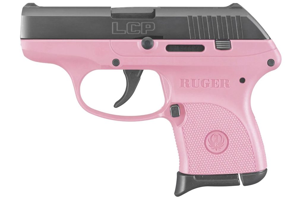 LCP 380ACP Centerfire Pistol with Pink Grip Frame