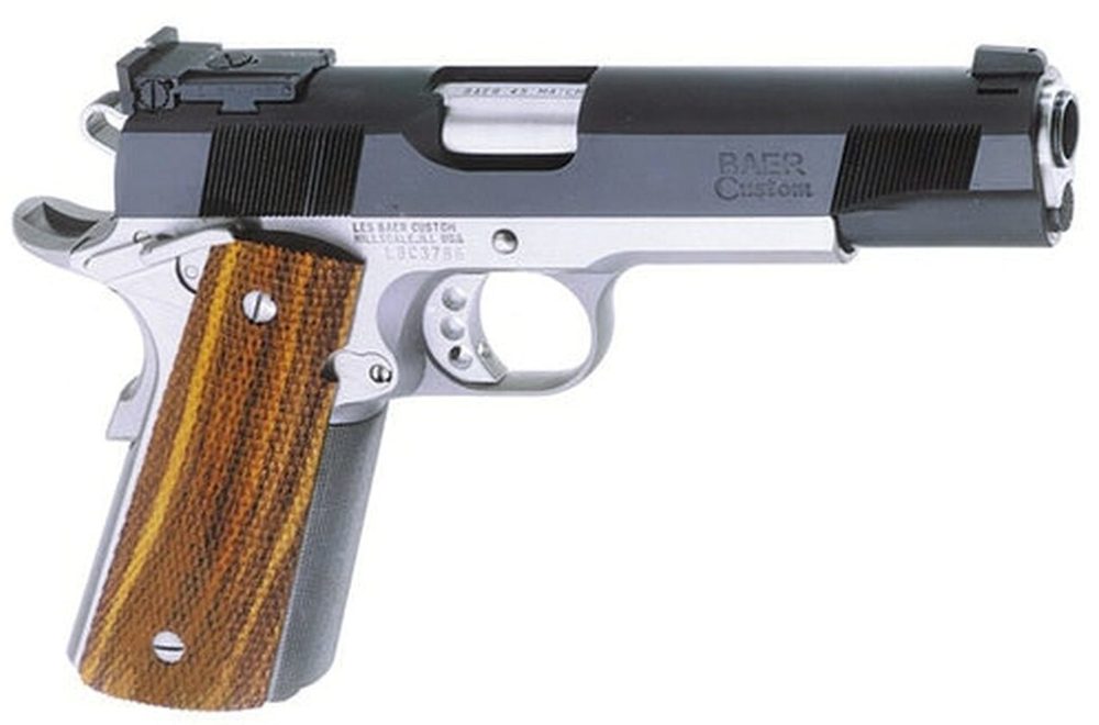 Les Baer 1911 Concept III 45 ACP 5" Natl Match Barrel SS Bushing, 2 Tone 8rd