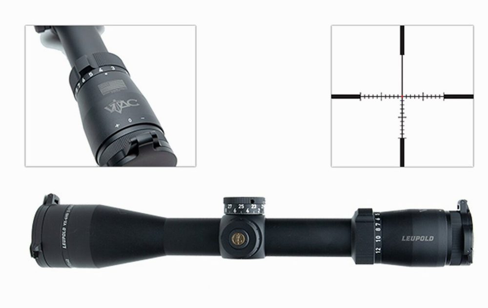 Leupold Vx 6hd 2 12x42mm Trimoa Reticle Vtac Engraving Black