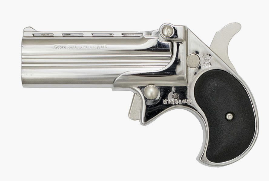 Long Bore 38 Special Derringer with Chrome Finish