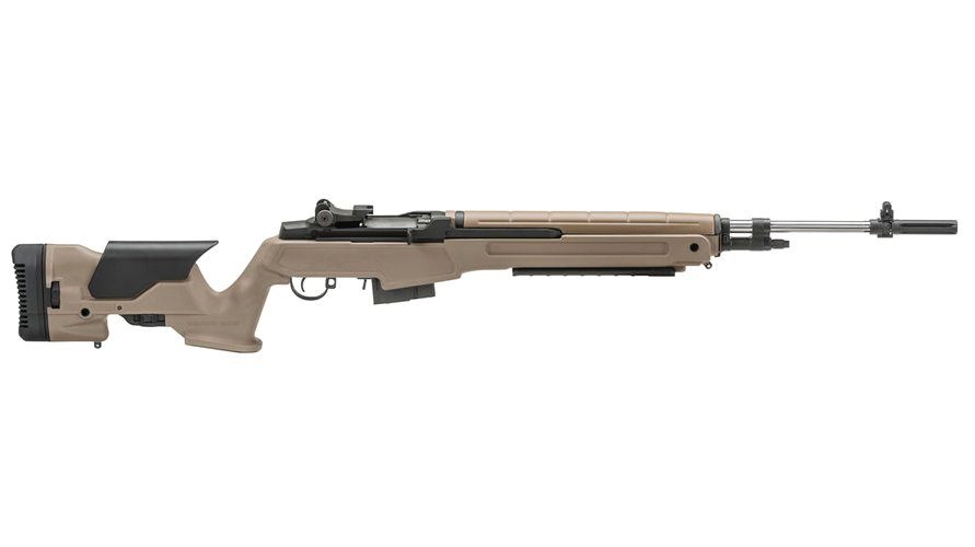 M1A Loaded 308 with FDE Precision Adjustable Stock and Stainless Barrel