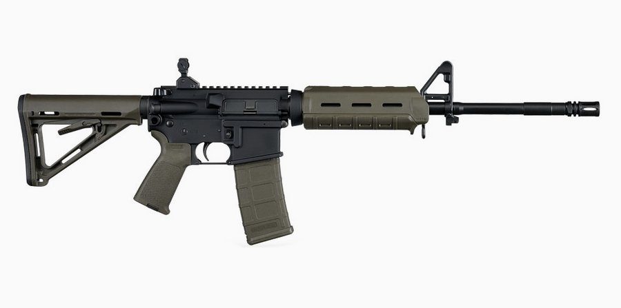 M400 Enhanced 5.56mm OD Green Rifle with Magpul Outfits