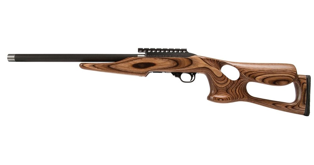 Magnum Lite 22LR Rimfire Rifle with Brown Laminate Thumb Hole Stock