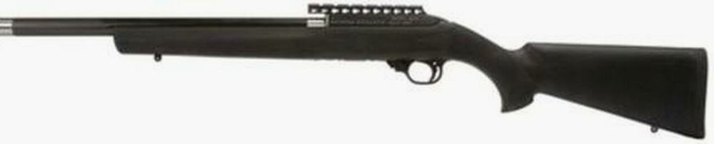 Magnum Lite Graphite 22LR 17" Graphite Barrel French Grey Finish Hogue Overmolded Stock 10 Round