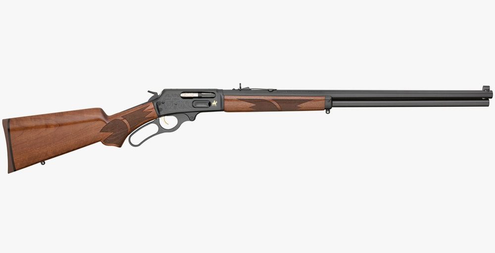 Marlin 1895 Cowboy 45-70 Gvt, 26" Octagon Barrel, Blued, Straight Walnut, Marbles Buckhorn Sights, 9rd