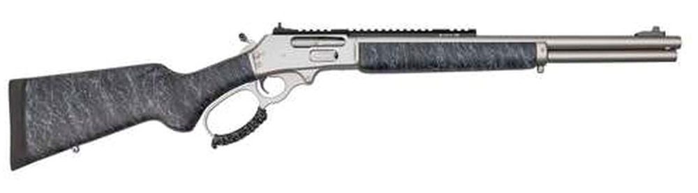 Marlin 1895 SBL Modern Lever Hunter .45-70 Govt, 18" Barrel, Happy Trigger, Gunmetal Gray, Black Stock Gunmetal Gray Splatter, 6rd