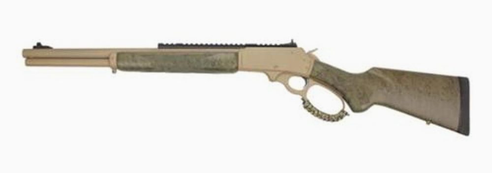 Marlin 1895 SBL Modern Lever Hunter MLH Custom Shop 45-70, 18" Barrel, Cerakote Tan, XS Ghost Ring, Happy Trigger
